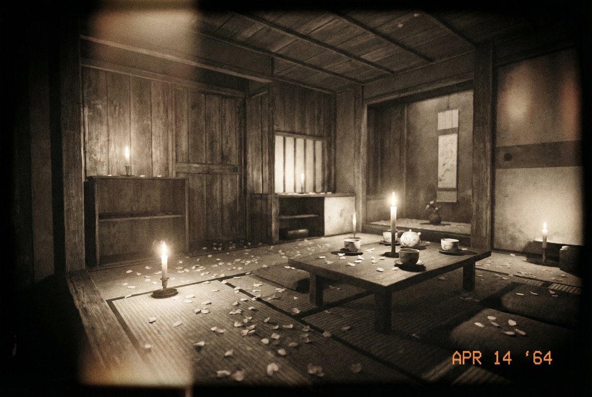 17c日韩复古摄影视频 - 日式茶室胶片影像